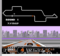 Nakajima Satoru - F-1 Hero 2 (Japan) In game screenshot